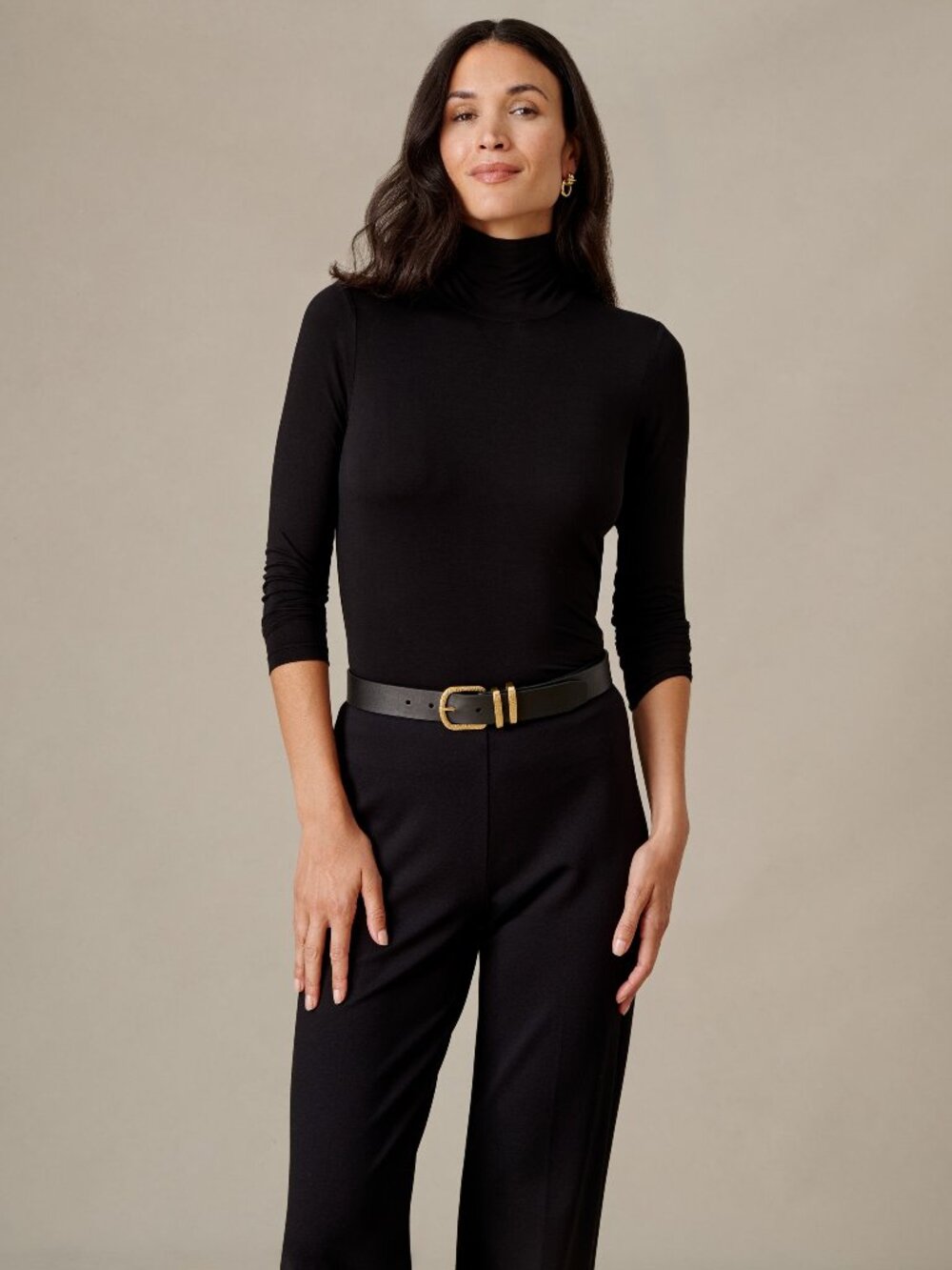 J McLaughlin Nadia Turtleneck - Black NEW